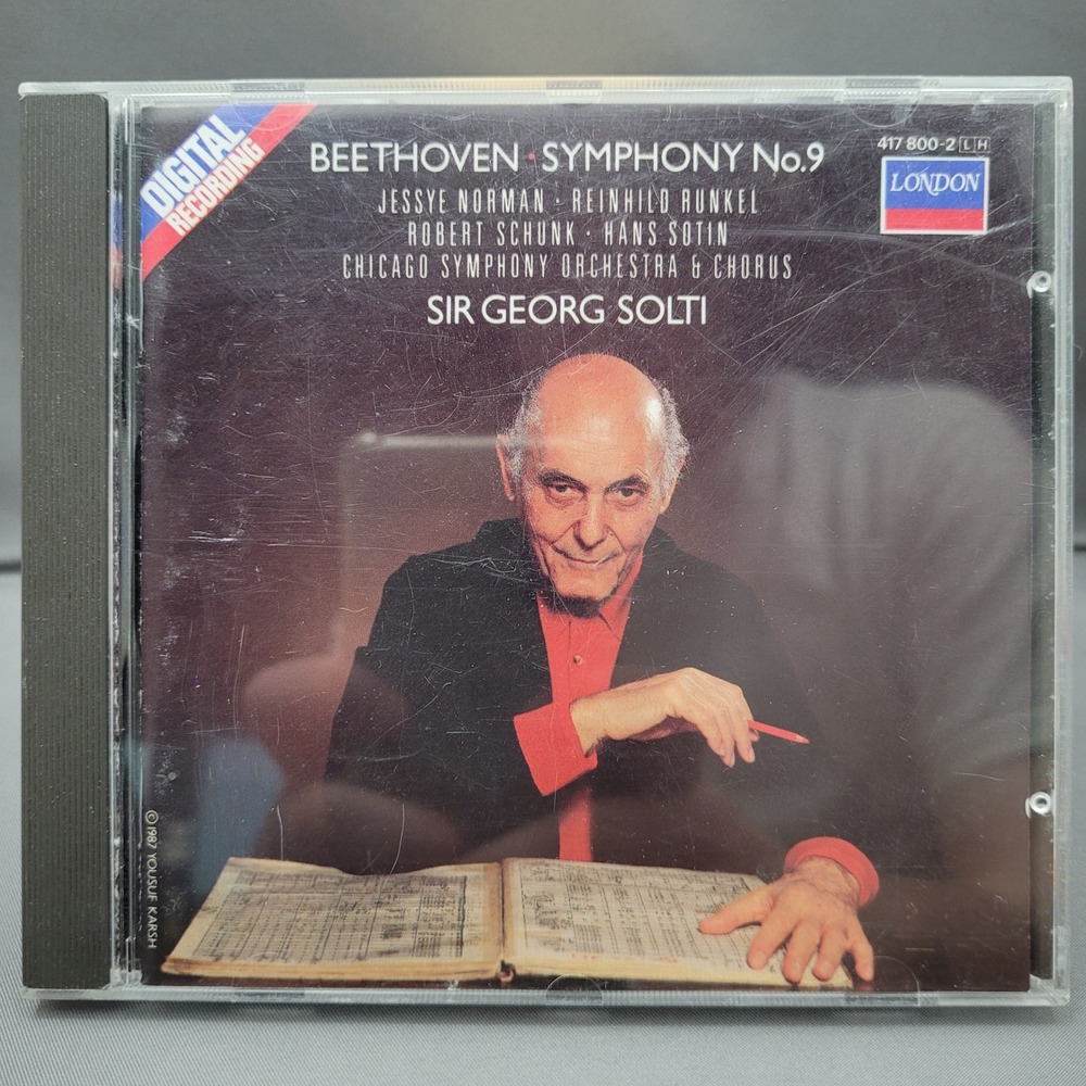 Beethoven: Symphony No. 9 by‎ Sir Georg Solti (CD, 1987)